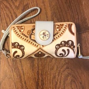 Spartina Wallet - St. Simons pattern